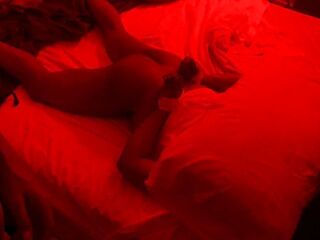 Sasha strokes red light domination