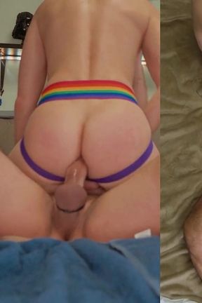 Anon Blindfold Grindr Fuck &amp; Go Bareback Breeding with Huge and Thick Cock!