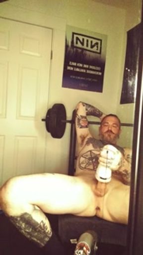 Got off work and had to cum home and get off.