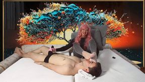 Sophia Trzyma Kutasa W D?oni I R?kawiczce A Stopy na twarzy - Part 2 - Polish Language