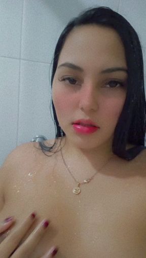 I have fun in the shower