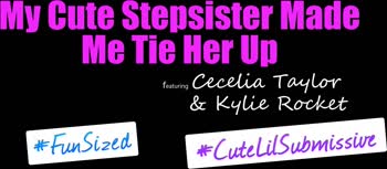Kylie Rocket's Stepbrother Seduction: Threesome Bondage Blowjobs & Cumshot