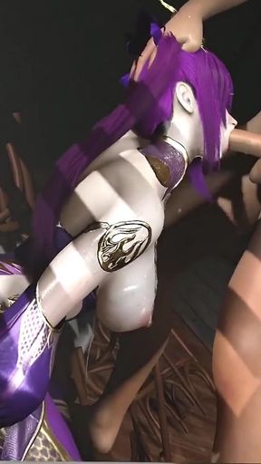 Zi Yan 3D Temptation: Goddess of Curves - 3D Animation