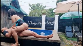 I Made My Horny Wifey Squirt in public pool!