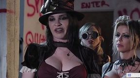 Lustful Lingerie Lesbians Lick Each Other's Pussies