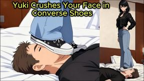 Converse All Star Face Destruction - Yuki Crushes Your Face in Sneakers | Animation