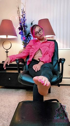 Goddess Rarity Cucks Her Boss in His Office