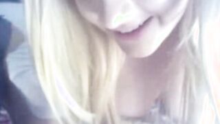 Blonde Amateur Masturbates on Webcam