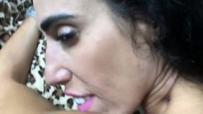 BRUNETTE BABE GETS HER TIGHT PUSSY FUCKED HARDCORE XXX POV SEX