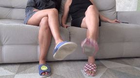 WORN-OUT OLD SMELLY SLIPPERS (d)