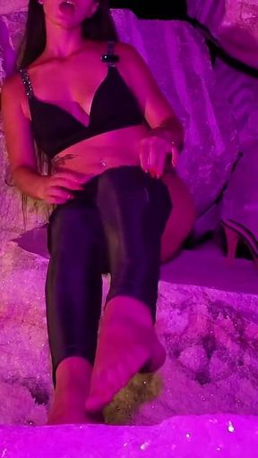 Perfect Nigh Orgasms by Super Sexy Goddes with Dildo