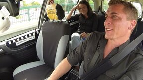 CzechTaxi Multiple Woman Orgasm in the Backseat