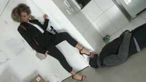 Mistress Kelly's Shoe Cleaning Day # 1080HD - GirlsFetishBrazil