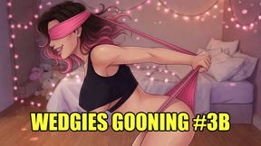 Wedgies Gooning #3B: Bratty Domme's Taut Fabric Trance (Animated)