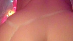 Big Ass White Girl rides cock in reverse cowgirl POV