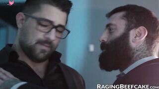 Rough & Raw - Bear Daddy Fucks Twink in Rear-Entry Anal Action