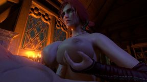 titjob with triss in pov - witcher parody