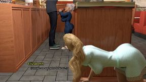 Grandma's House - Gameplay -roleplay - Employee Caught While Giving Blowjob to Her Neighbor and Midget Owner Joins