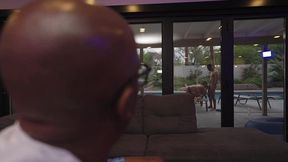 pretty big booty porsha carrera in bbc orgy and blow bang