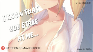 Molten Ash-blonde Baby sitter With XXL Jugs Just Wants You To Use Her Already... ASMR Audio Roleplay