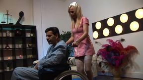 sexy nurses diana gold and kristi klenot fucked in hot threesome