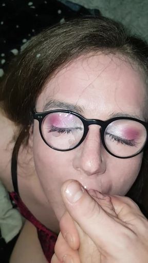 sissy first facial