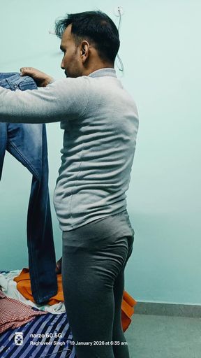 Indian police officer masterbation show part IX