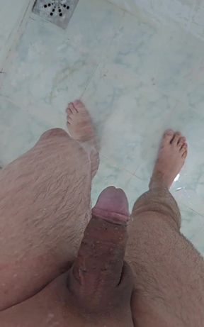 Fetish - Naughty Young Pissing in the Shower