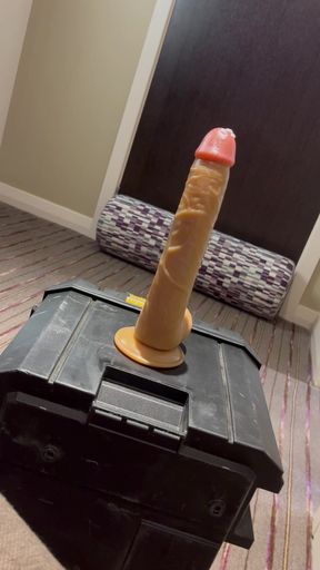 Hotel alone , riding my 10 inch