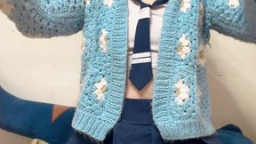 Hana Wear College Girl Cosplay for Her New Day Work Sex Cam