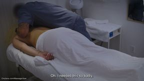 Real massage client gets ass eaten and sucks off masseur