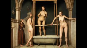 Baths in the Middle Ages - Oil Painting
