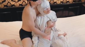 She Rubs the Breasts of a Busty Inspector at a Semiconductor Manufacturing Plant and Fingers Her