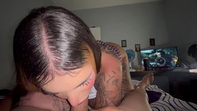 voltou pra me comer aqui em casa ate me leitar toda bem gostoso