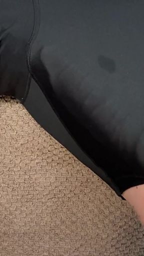 Captivating moment from "Massive hands free cumshot in tight pants"