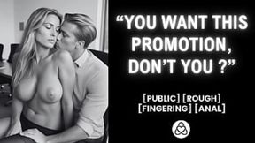 Boss pleases employee in office for promotion &#x00A6; Real amateur couple