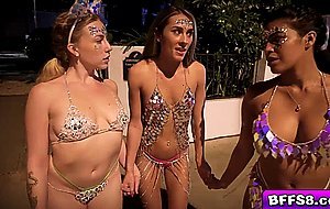 Bestfriends fuck each other to which the lucky guy happily agrees