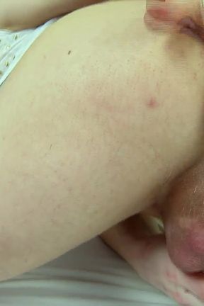 Tattooed Blonde Babe Fingers Her Tight Pussy to Climax