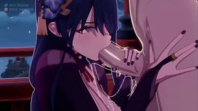 Nepopan - Raiden Shogun Blowjob