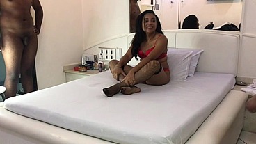 I put my wife in bed for some hot sex today, I invited my friends over to give the slut a good pounding.