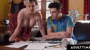 Perv guy wanna fuck his stepmom Dee Williams's tits instead of studying