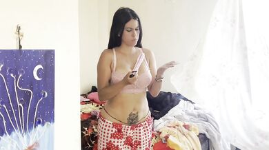 Big tits Christmas stepmom rides stepson hours on hours