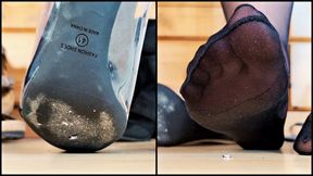 Annoying Co-Worker under Heels and Nylons (No Voice - Subtitles Only)