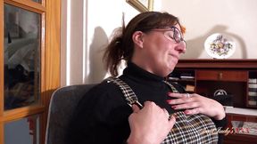 Aunt Judy's XXX - 48yo Busty Redhead MILF Boss Ruby Catrall Sucks Your Cock&#x1F32D; at Work