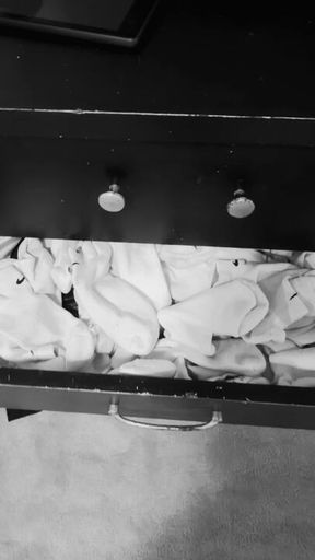Destroying Nike Socks in Backyard and Burying Them After I Play