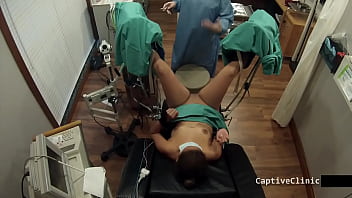 Maria Becomes Human Guinea Pig for Doctor Tampa&#039_s Strange Electrical E-Stim Experiments! Watch The Full 2  Hour Movie Only At BondageClinic! Reup