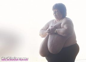 Carla Busty BBW Window Flasher