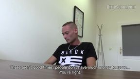 DIRTY SCOUT 152 - Scrawny Looking Punk Gobbles Down On That Big Cock