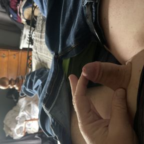 playing with my tiny cock