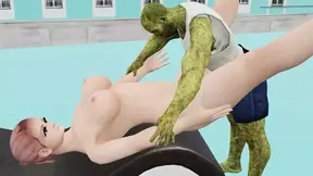 Zombie beast intense sex with huge cock&#x1F346;
